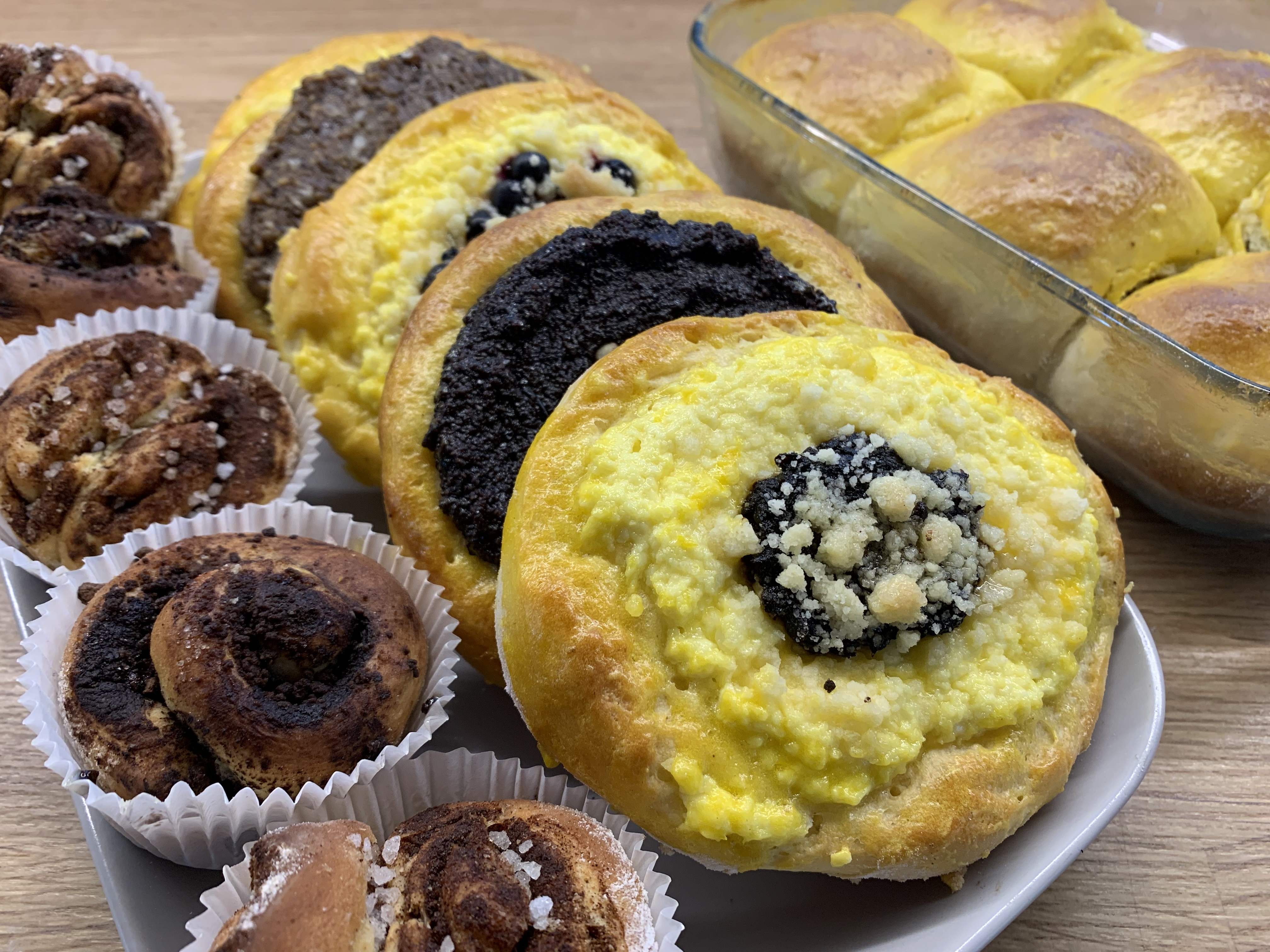 Muffin rolls, Kolache and Buchty