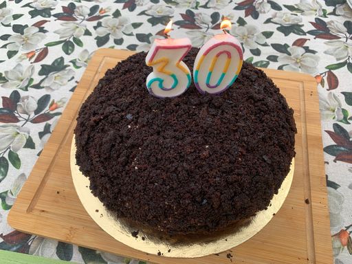 Mole cake with a twist.