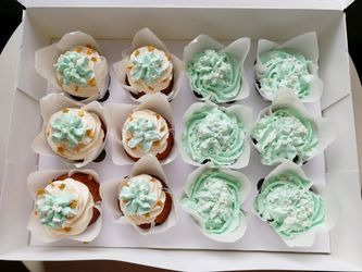 Minty cupcakes
